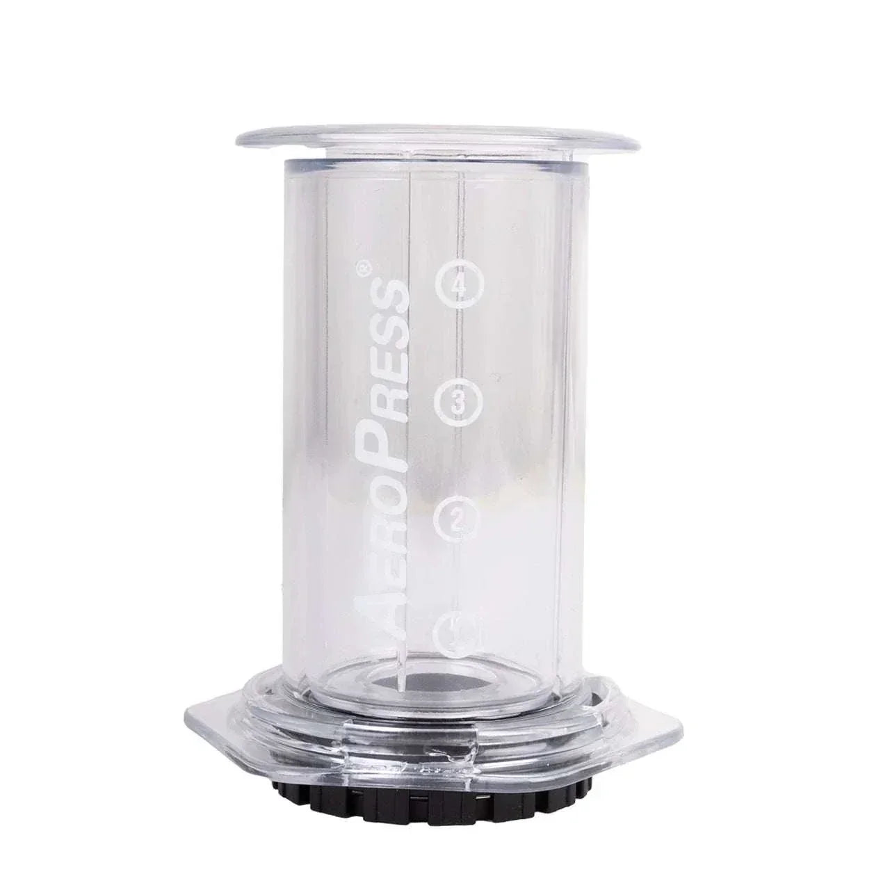 cafetera AeroPress Clear transparente de Tritan para espresso y café en 1 minuto portátil y fácil de limpiar