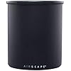 Contenedor al vacío Airscape negro mate de 1kg para conservar café con tapa anti-oxígeno y acero inoxidable BPA free
