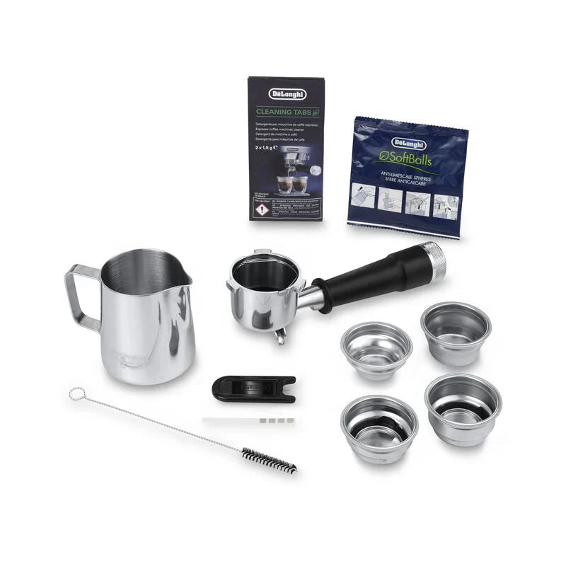 De’Longhi La Specialista Opera semiautomatic espresso machine with integrated grinder and stainless steel design