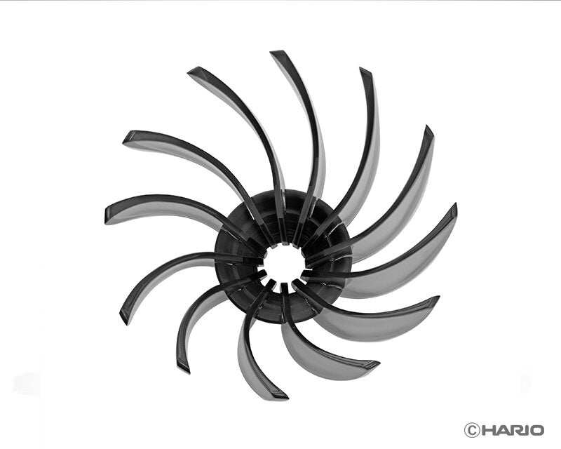 Hario V60 Suiren Dripper espiral con diseño en flor de loto para café filtrado 1-4 tazas