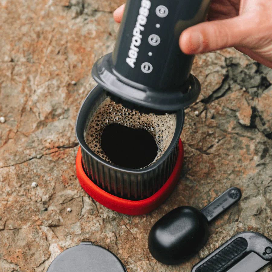 AeroPress Go compact travel espresso coffee maker with 3-in-1 brewing system