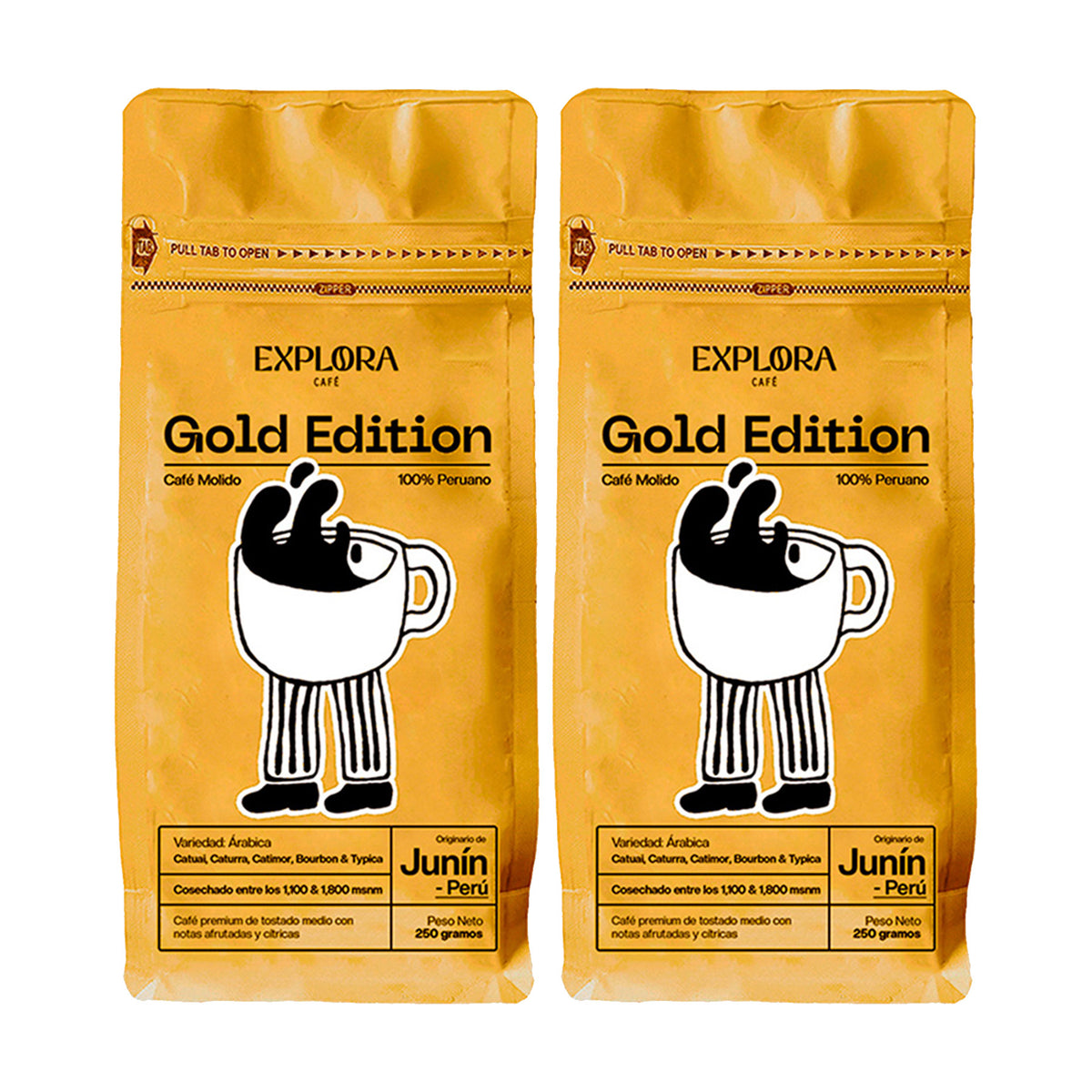 Explora Café | Gold Edition - Café Molido de Especialidad, 250gr