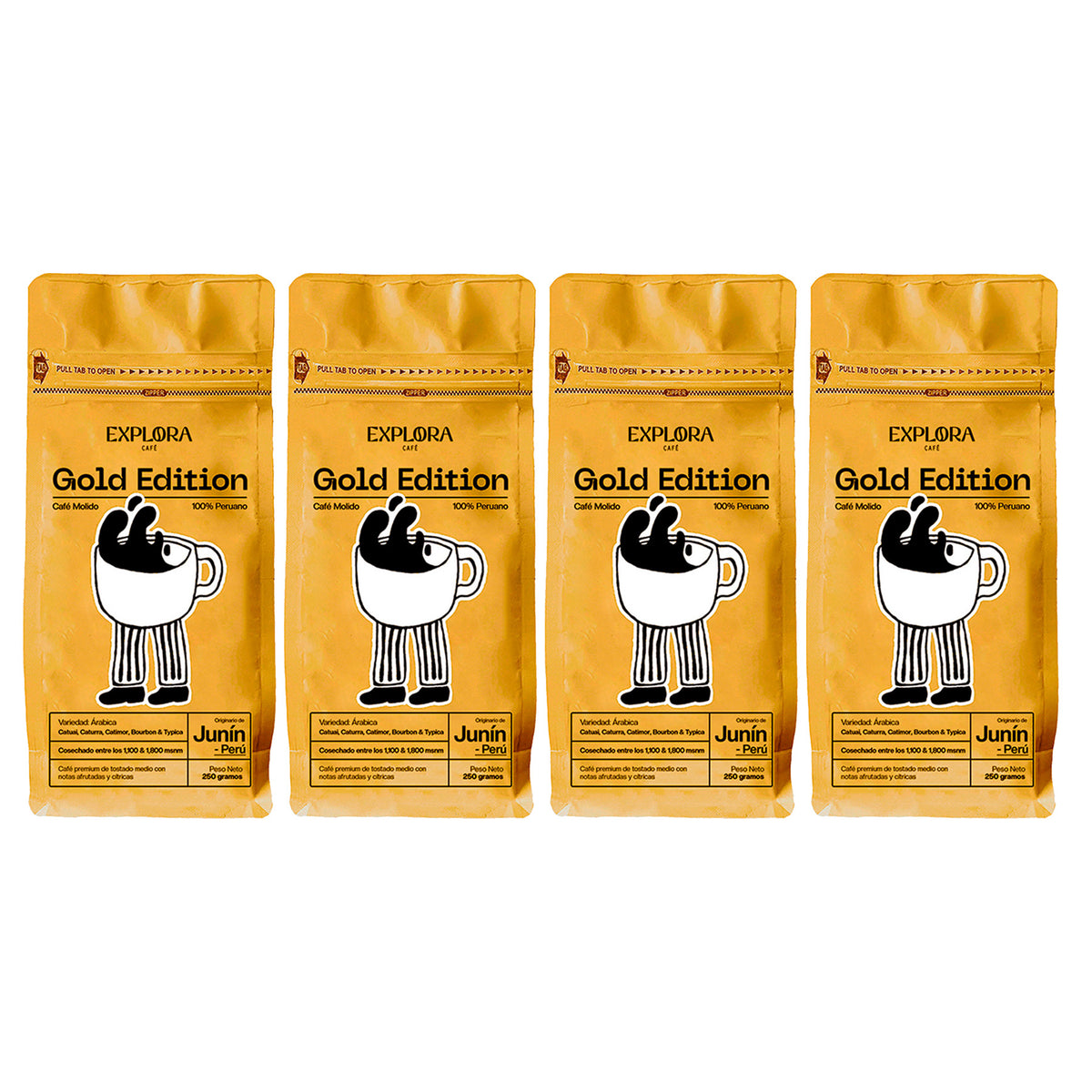 Explora Café | Gold Edition - Café Molido de Especialidad, 250gr