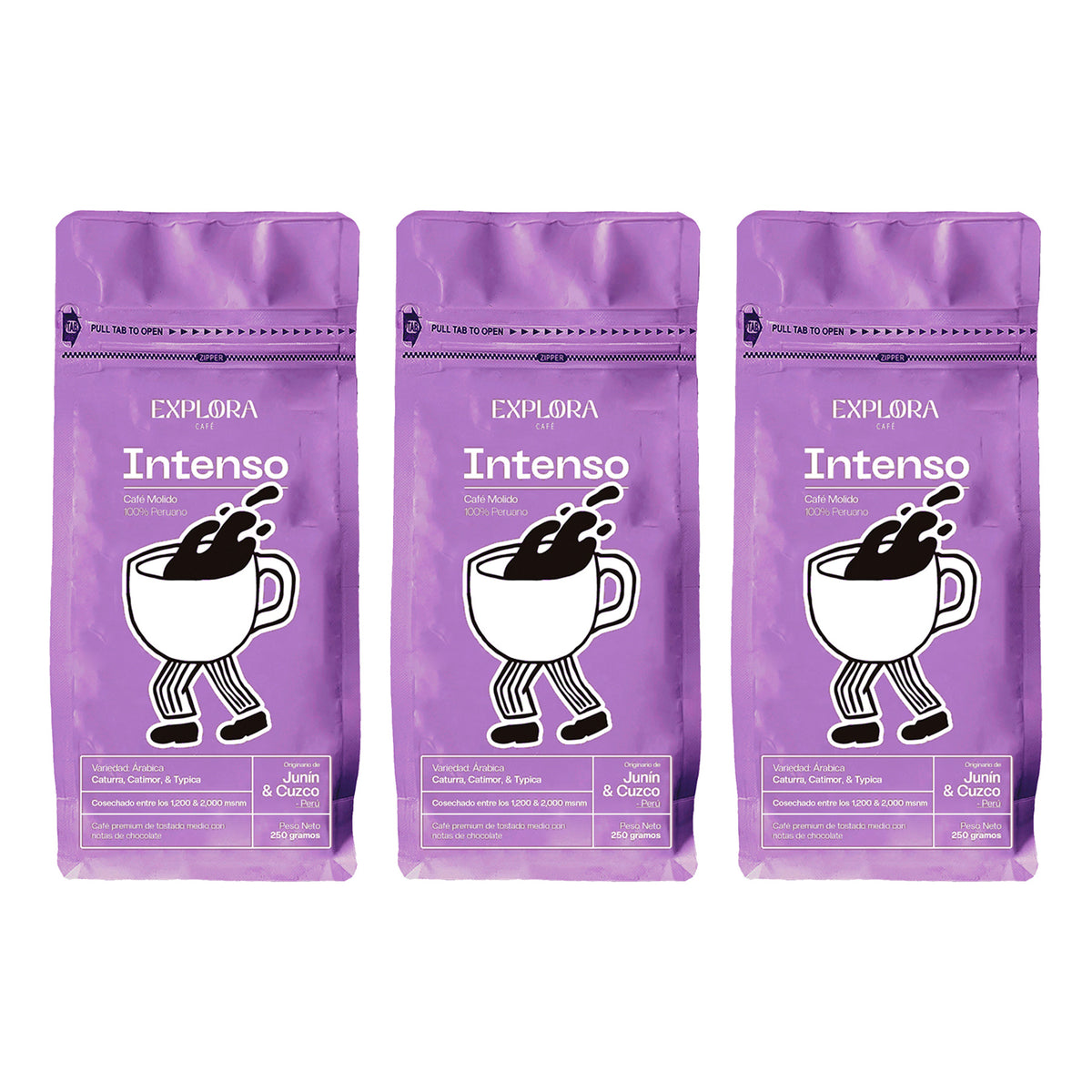 Explora Café | Intenso - Café Molido de Especialidad, 250gr